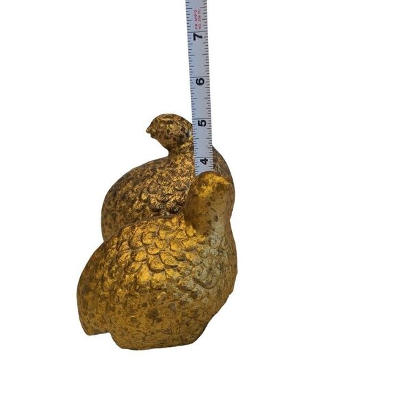 Cast Iron Tray Quail Bird Vintage Made in Japan Golden Partridge Excellent VTG - Picture 5 of 10